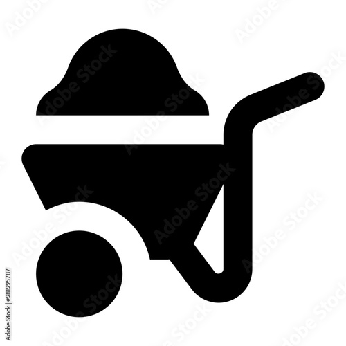 Wheelbarrow Icon