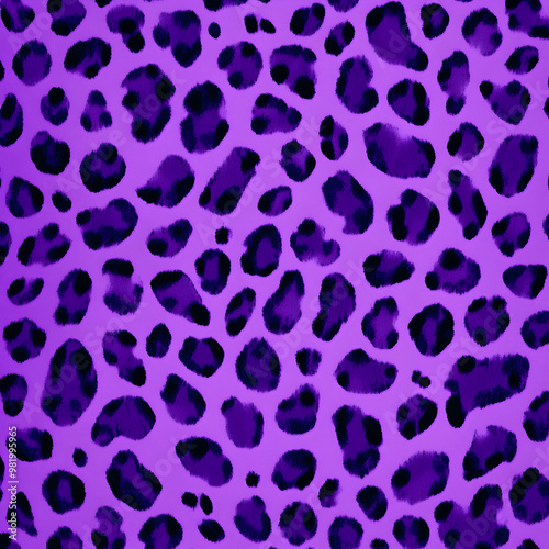 Purple cheetah print background 