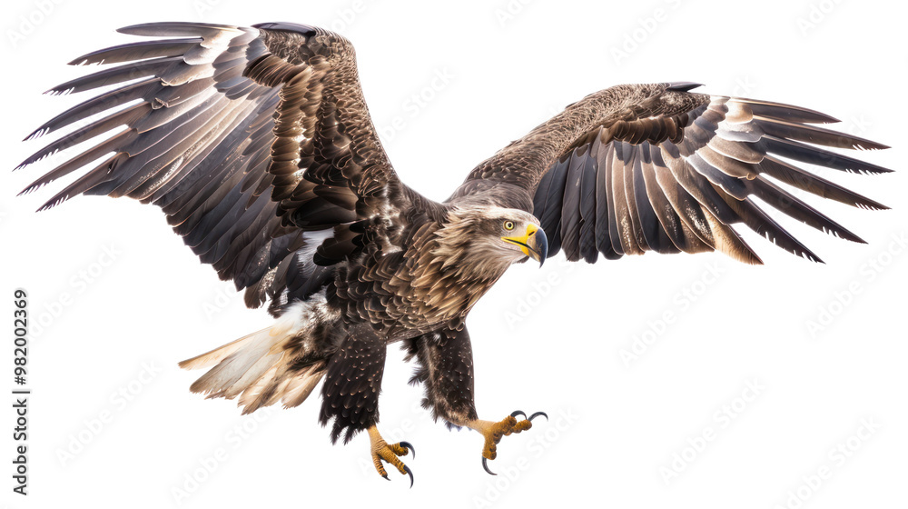 Mexican Eagle full body isolate on transparent background Mexican Eagle full body isolate on transparent background