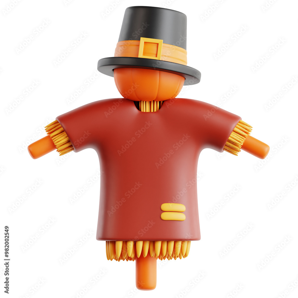 Obraz premium Thanksgiving Day 3D Icon 