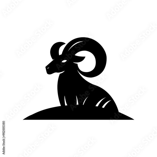 Ram logo,the logo that embodies the power, agility, and enduring spirit of the ram.
