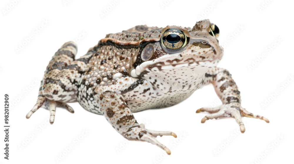 Natterjack full body isolate on transparent background Natterjack full body isolate on transparent background