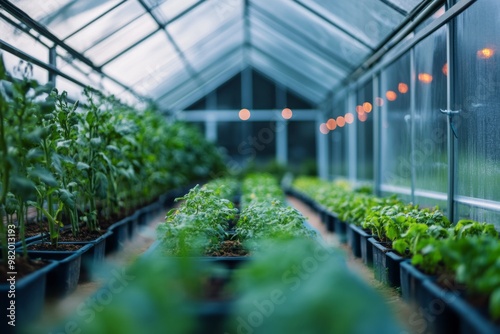 A smart greenhouse with AI-controlled climate and watering systems