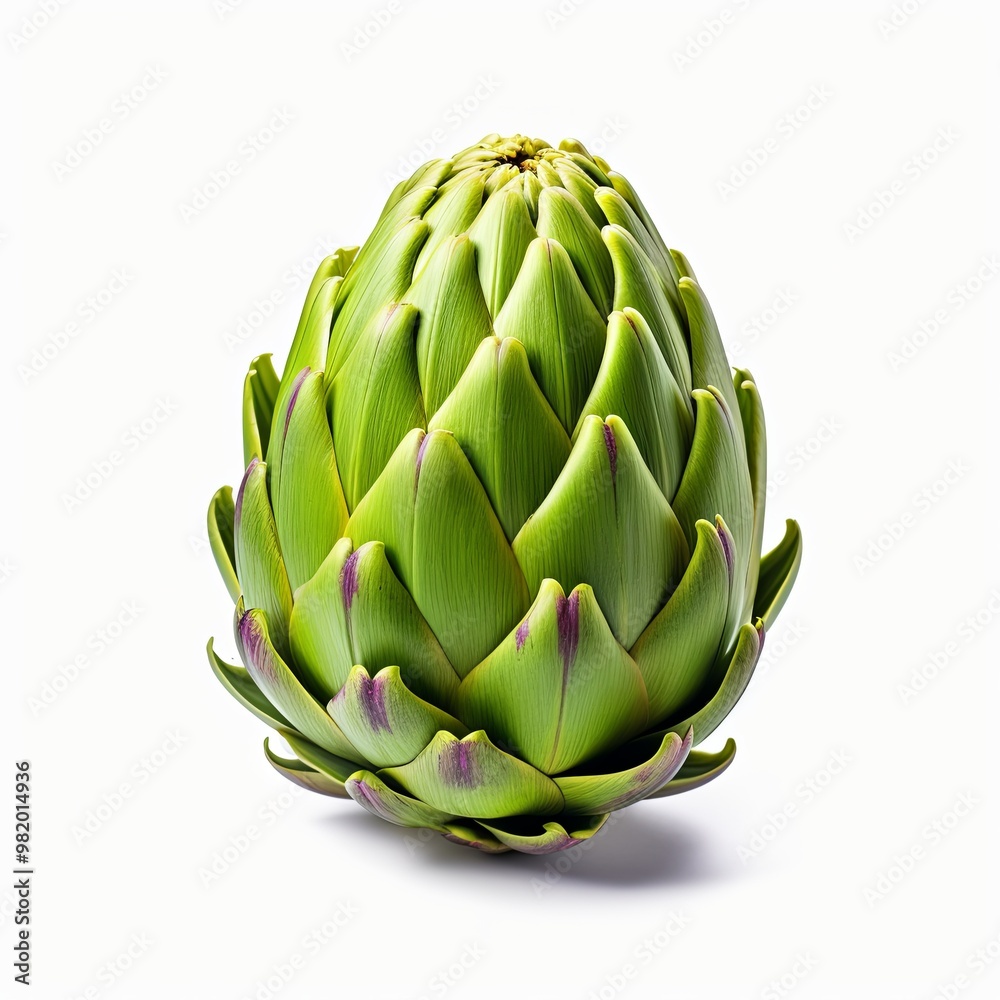 Fototapeta premium Artichoke isolated on white background.