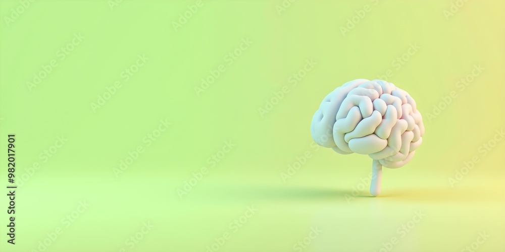 3D model of Brain: Thinking and Ideas 3D model of Brain: Thinking and Ideas
