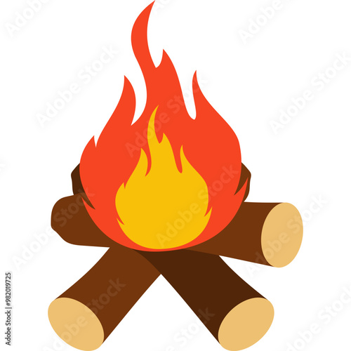 Bonfire Illustration