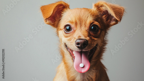 Happy Pup with a Treat: A c...