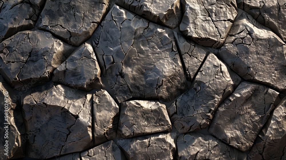 Close-Up Photograph of Cracked Rocky Surface - Natural Stone Texture, Geological Formations Close-Up Photograph of Cracked Rocky Surface - Natural Stone Texture, Geological Formations