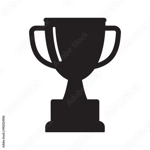 Trophy icon. Trophy cup, winner cup, victory cup icon. Reward symbol sign for web and mobile.