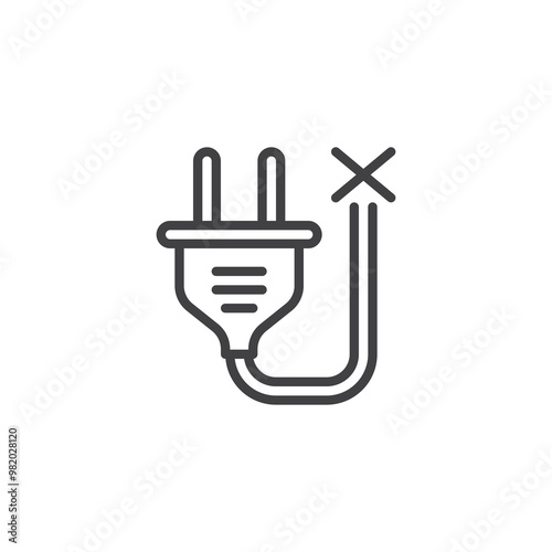 Power Outage line icon