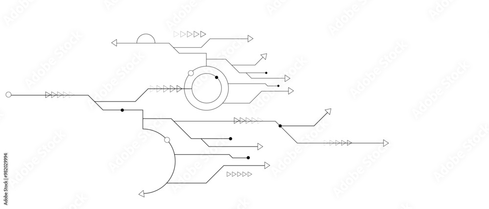 Obraz premium Vector Gray and white background, technology background design and communication connection.