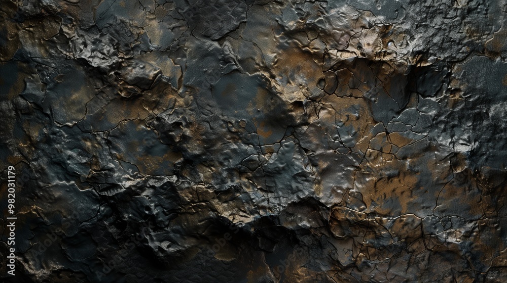 Textured Rock Surface Close-Up for Backgrounds and Designs