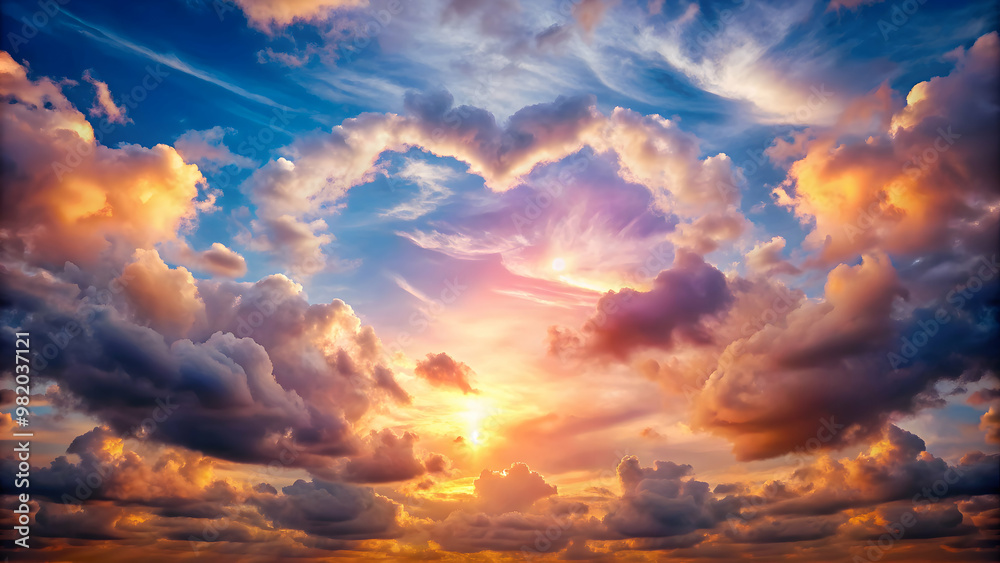 Romantic and beautiful sky with sea of clouds, romantic, beautiful, sky, clouds, sea, nature, scenery, peaceful Romantic and beautiful sky with sea of clouds, romantic, beautiful, sky, clouds, sea, nature, scenery, peaceful