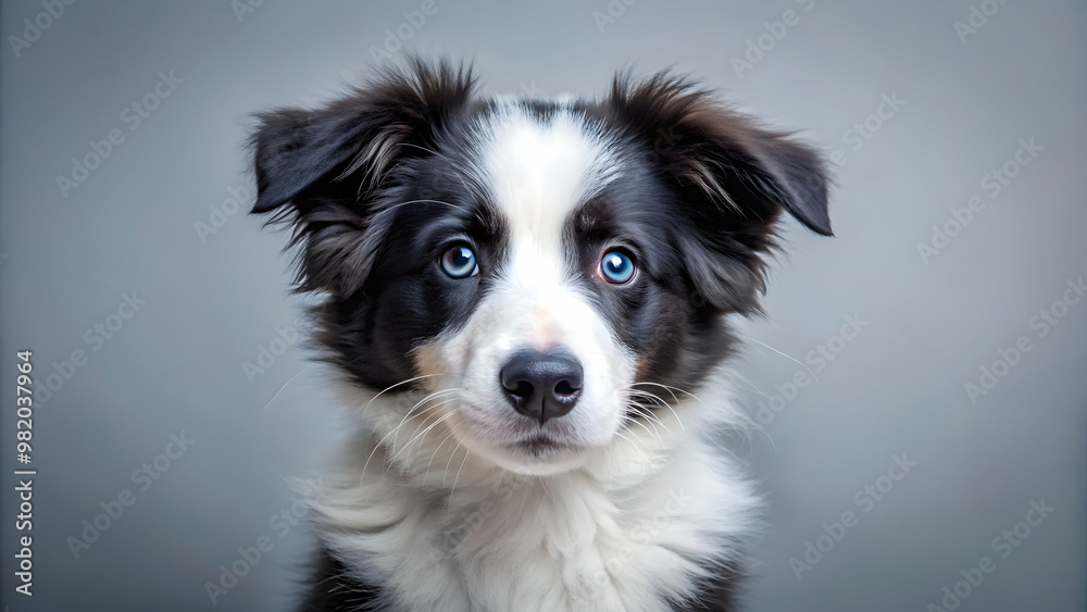 Playful border collie puppy with fluffy coat and bright eyes, border collie, puppy, playful, fluffy, coat, bright eyes, dog Playful border collie puppy with fluffy coat and bright eyes, border collie, puppy, playful, fluffy, coat, bright eyes, dog