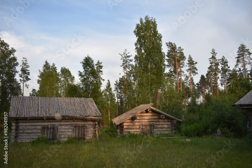 Finnstigen Freiluftmuseum, Bygdegård in Schweden