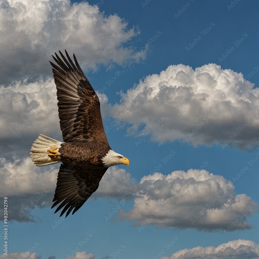Obraz premium american bald eagle