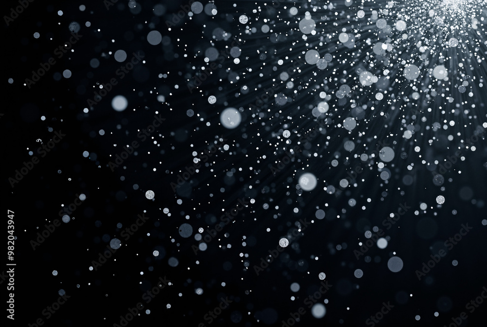 Authentic Falling Snow on Black: Versatile Winter Texture for Designers, Marketers, and Festive Promotions