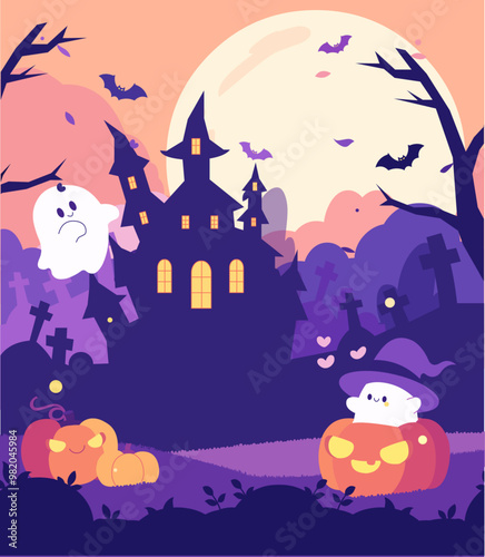 Halloween, children, festivals, parties, ghosts, witches, cosplay, pumpkins, events, cute, chestnuts, candy,