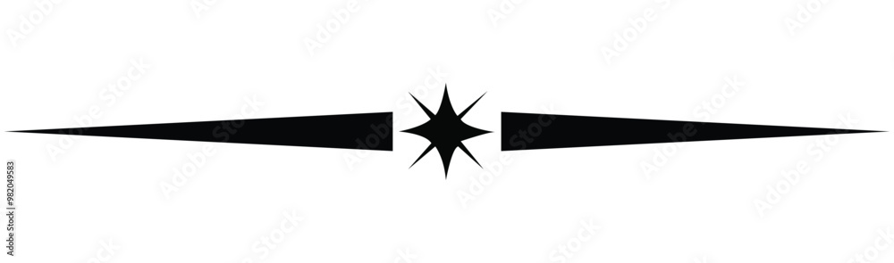 Fototapeta premium delimiter text devider vector isolated