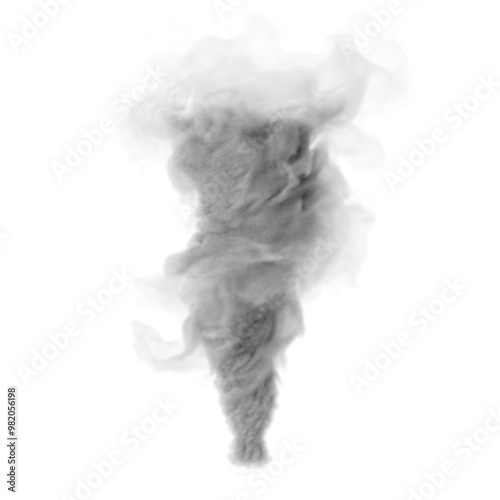 tornado on transparent background