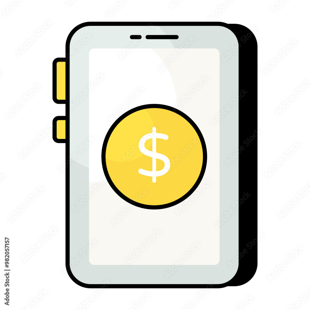 Business And Finance Color Outline Icons Business And Finance Color Outline Icons