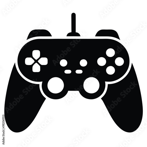 Adobgame pad vector silhouettee Illustrator Artwork