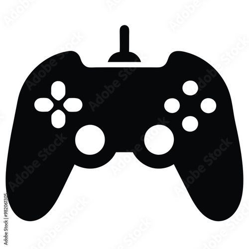 Adobgame pad vector silhouettee Illustrator Artwork