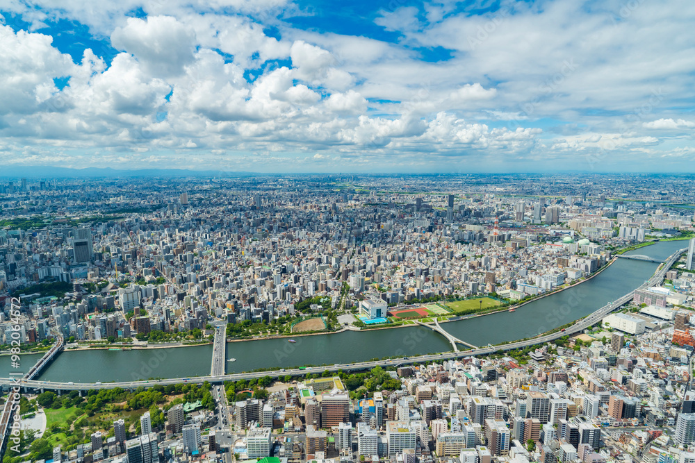 Fototapeta premium 【都市風景】東京スカイツリーから東京眺望