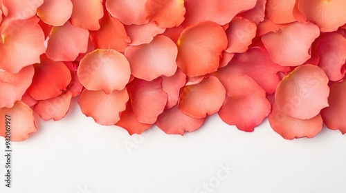 Close-up of rose petals, intricate brushstrokes, soft gradient hues, watercolor style