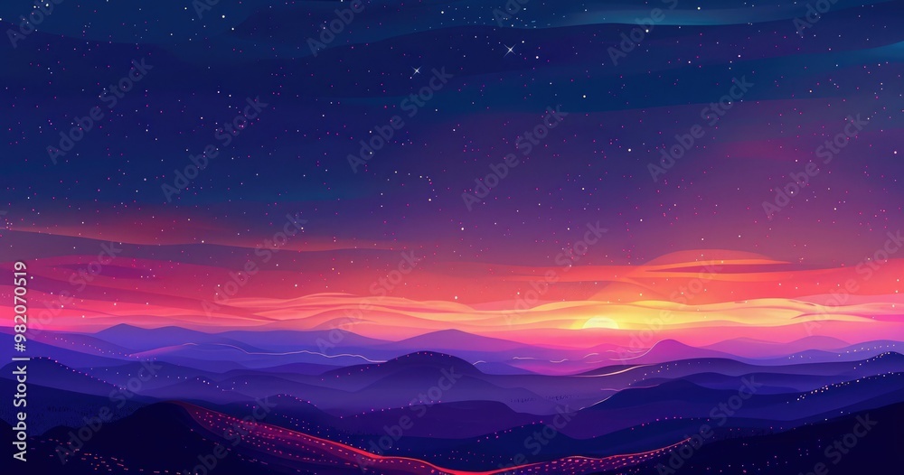 a colorful night sky fully of star a colorful night sky fully of star