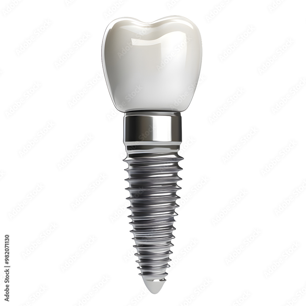 Dental implant isolated on transparent background Dental implant isolated on transparent background