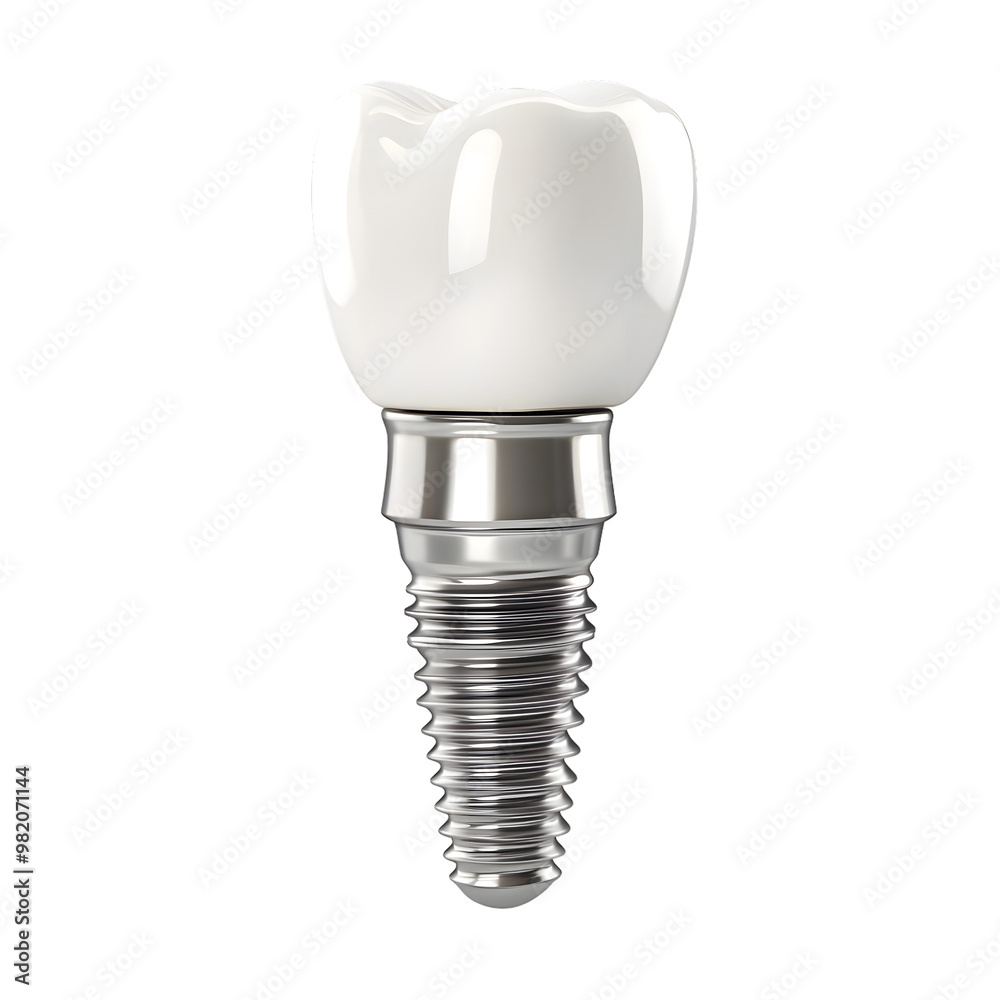 Dental implant isolated on transparent background Dental implant isolated on transparent background