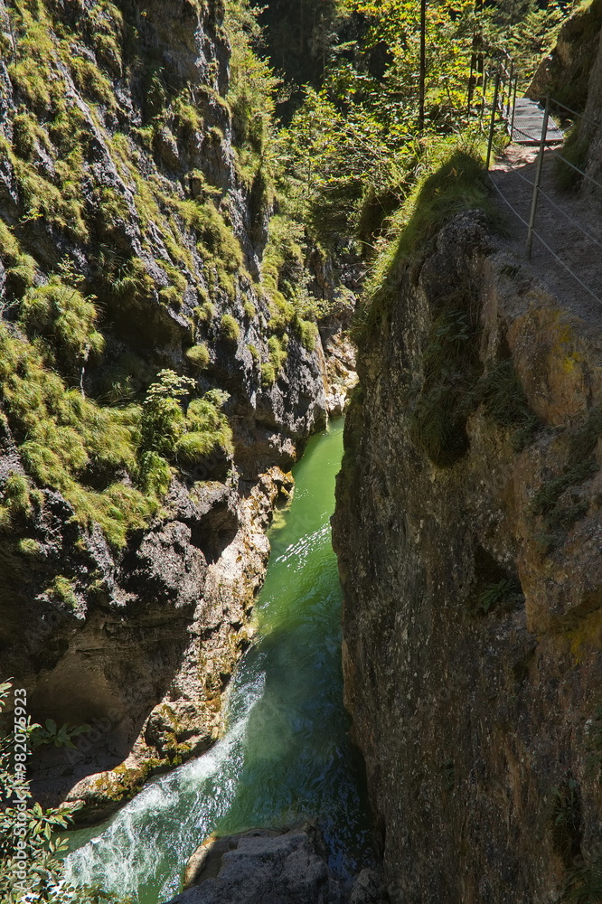 Hiking track in Tiefenbachklamm, Austria, Europe
Hiking track in Tiefenbachklamm, Austria, Europe