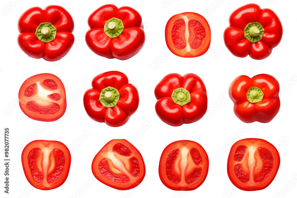 Red Capsicum Transparent PNG Red Capsicum Transparent PNG
