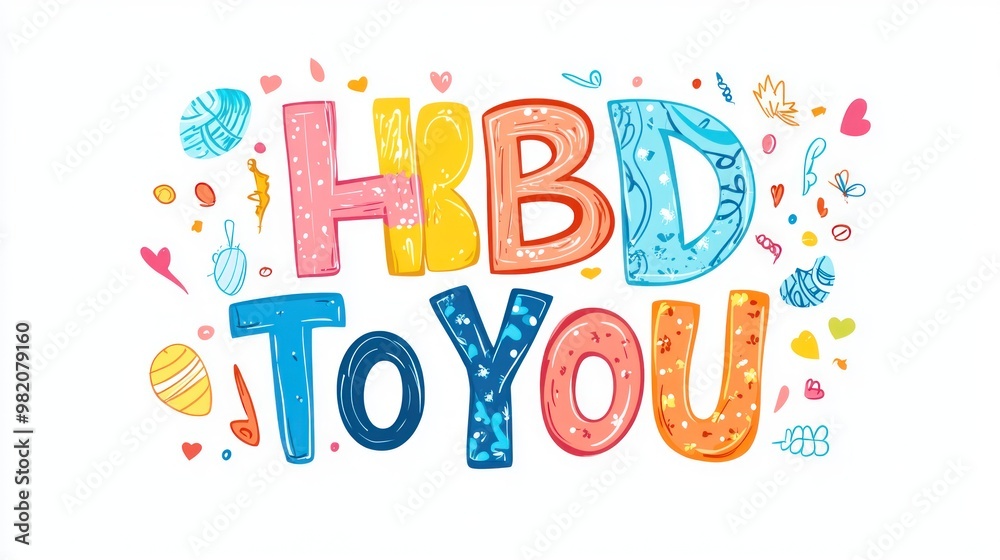 Colorful text Colorful text