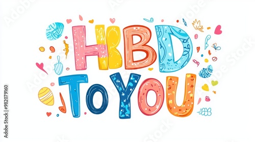 Colorful text 