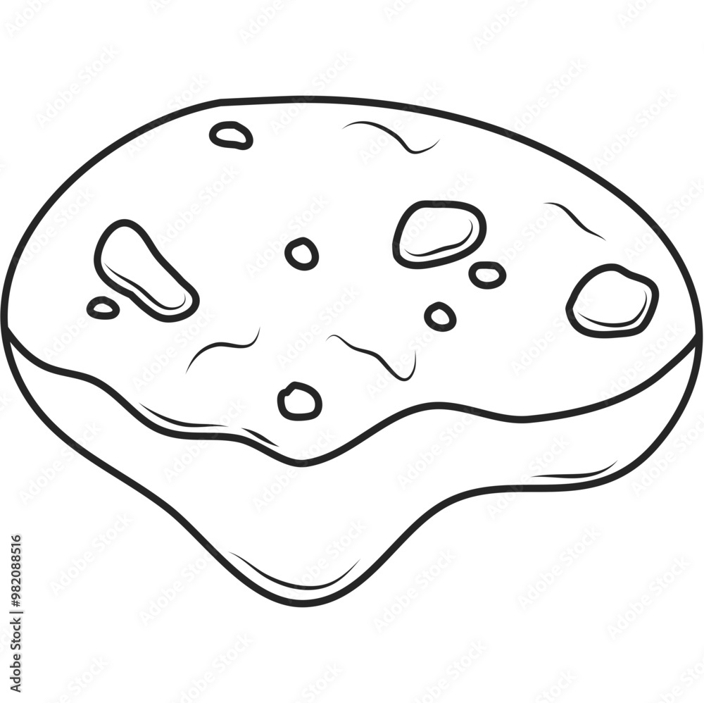 Asteroid Outline Doodle Asteroid Outline Doodle