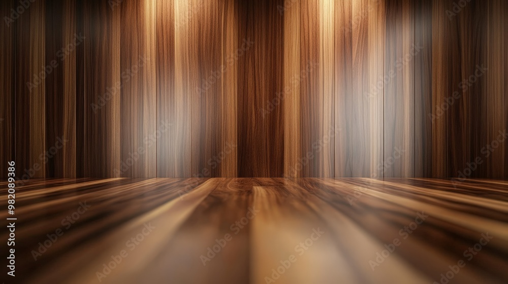 Abstract blurred wood texture background with a warm gradient, ideal for design and creative projects, evoking a sense of warmth and elegance.
