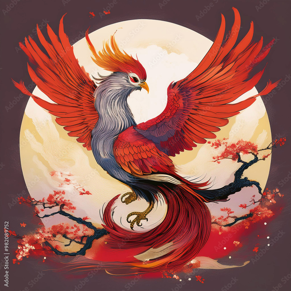 Obraz premium 朱雀