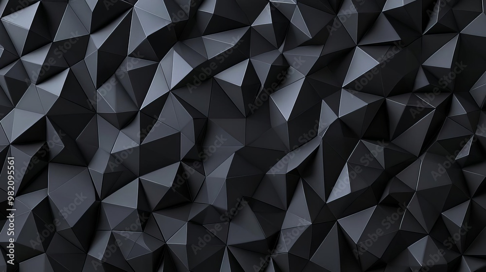 Geometric black shapes layered on a dark, textured background, with sharp angles and smooth gradients that emphasize a sense of order and precision within an abstract framework Geometric black shapes layered on a dark, textured background, with sharp angles and smooth gradients that emphasize a sense of order and precision within an abstract framework