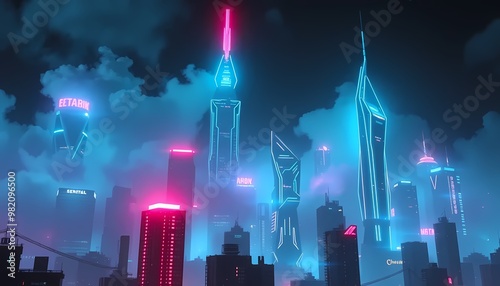 night city skyline