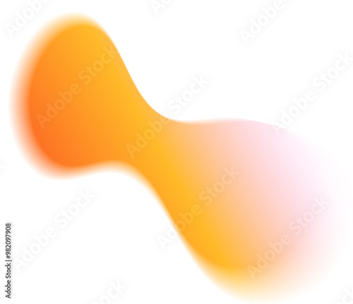 Abstract radial gradient blur. Modern blurry element.