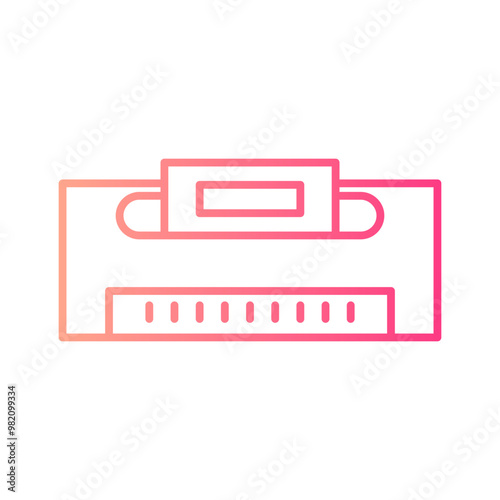 harmonica gradient icon
