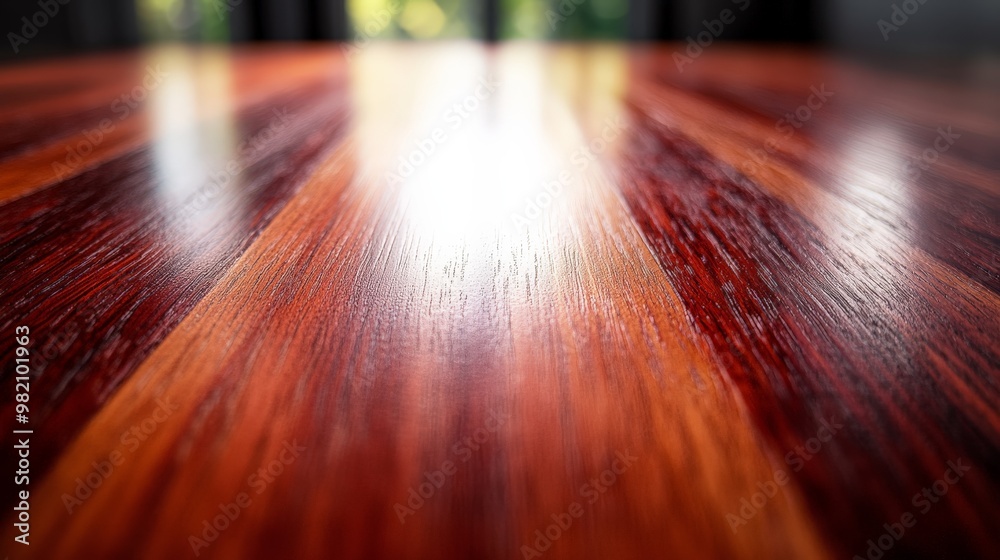 Glossy wooden floor with a polished texture, reflecting light. Perfect for interior design, flooring, or texture background themes. Glossy wooden floor with a polished texture, reflecting light. Perfect for interior design, flooring, or texture background themes.