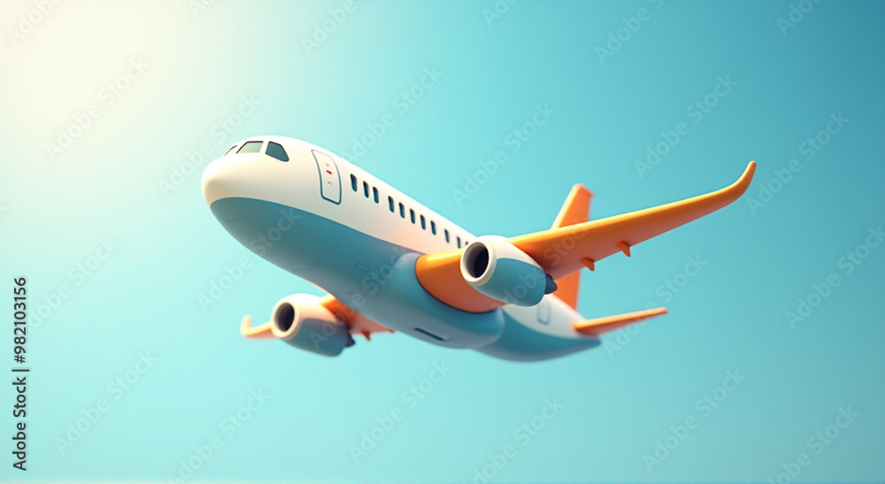 airplane in the sky