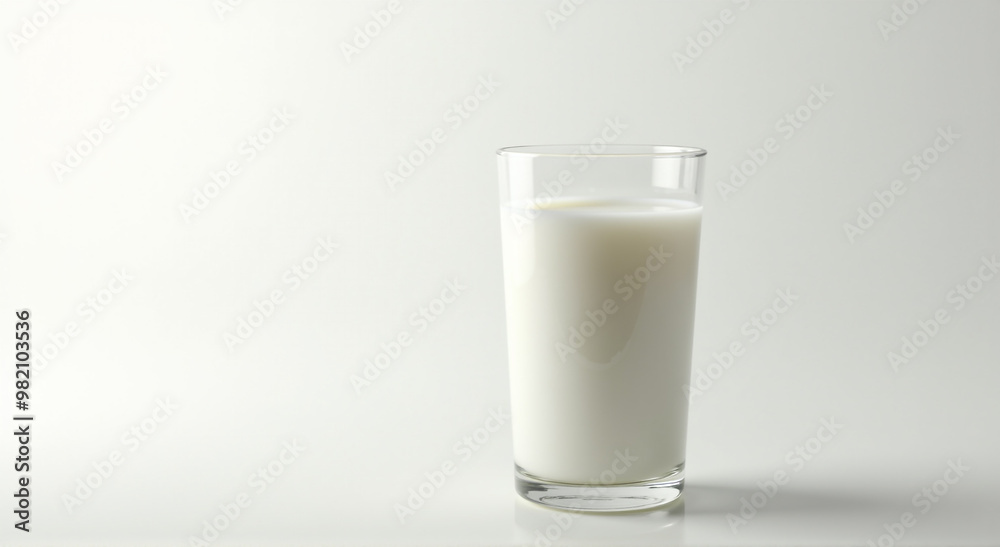 glass of milk isolated on white background glass of milk isolated on white background