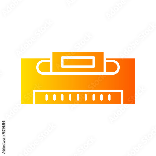 harmonica gradient icon
