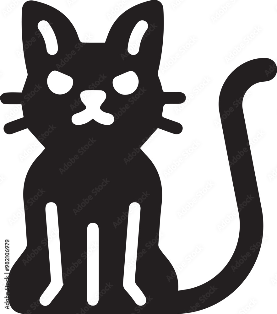 Cat icon symbol vector image illustration Cat icon symbol vector image illustration