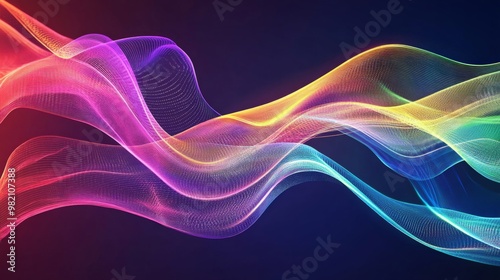 Vibrant gaming background with colorful abstract patterns and dynamic motion effects, ideal for rhythm or music games.