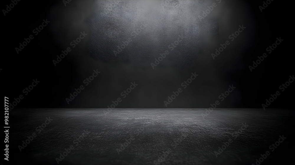 Abstract Dark Concrete Background with a Spot Light Shining on the Surface of the Floor Abstract Dark Concrete Background with a Spot Light Shining on the Surface of the Floor